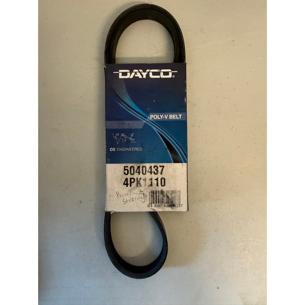 Dayco Poly-V Belt 5040437 4PK1110 Power Steering Serpentine Belt OE Engineered